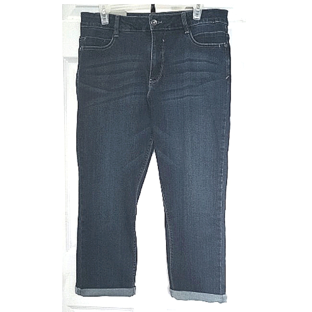 Santana Straight Cropped Jeans Size 14